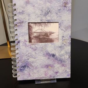 Purple Spiral Jornaling Notebook